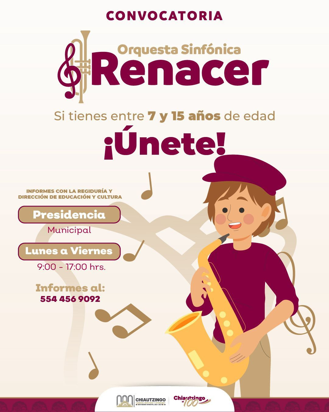 Convocatoria Orquesta Sinfónica Renacer
