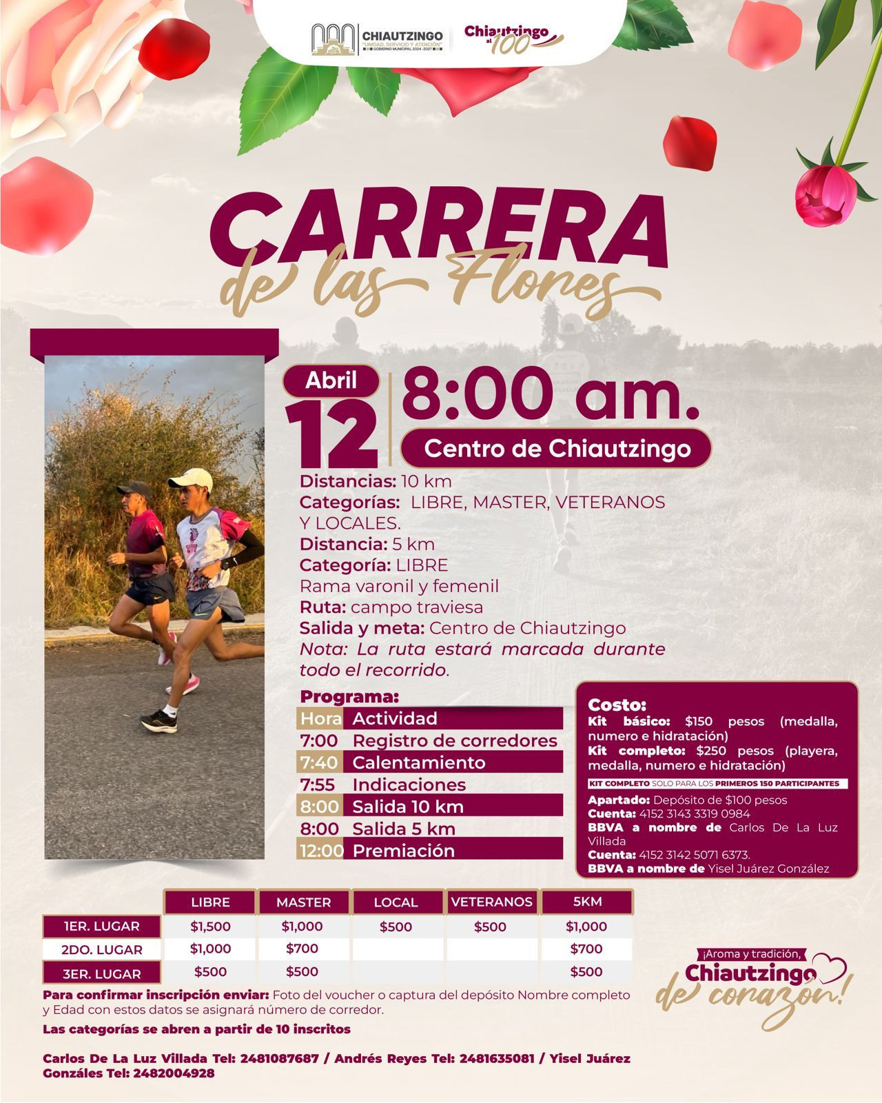 Carrera de las Flores - 2do. Festival Regional de las Flores 2026