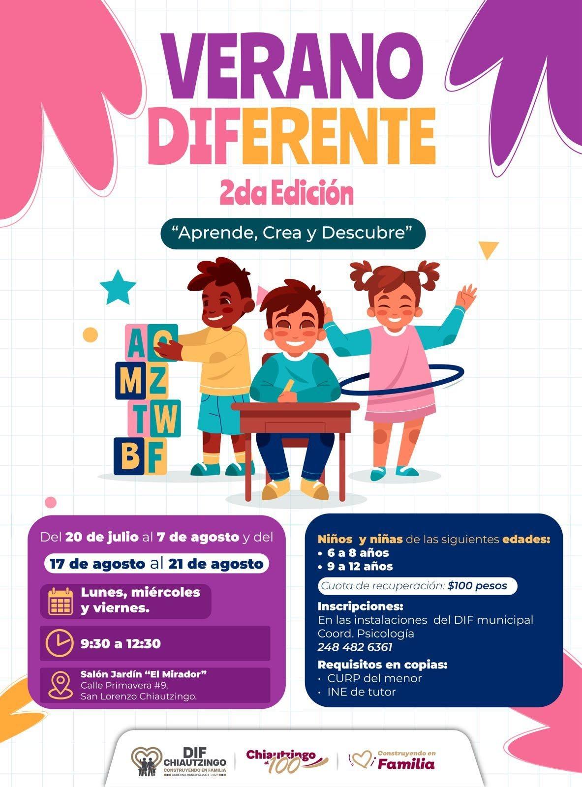 2do. Curso de Verano DIFerente.