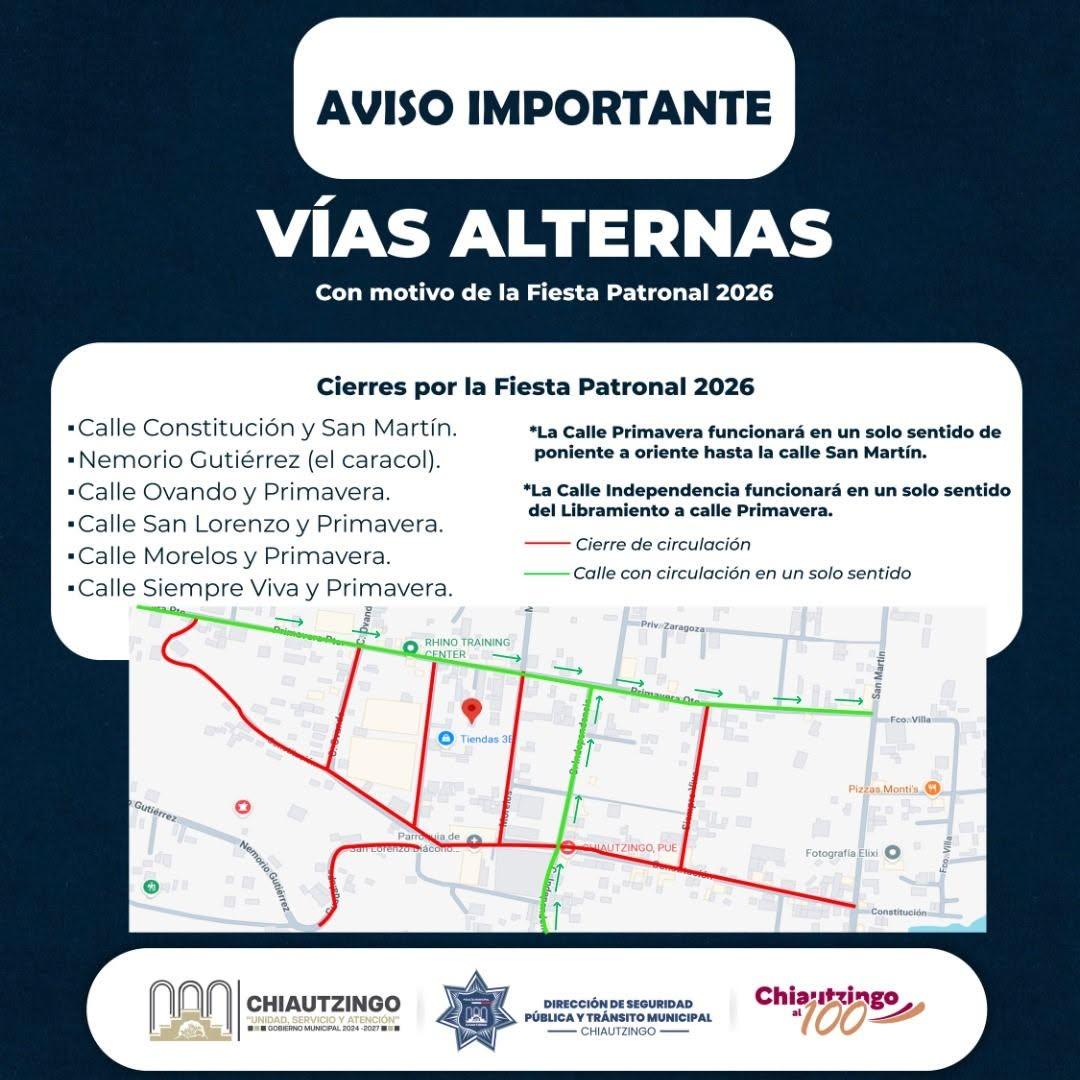 Vías alternas